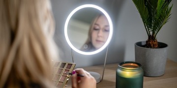 Podświetlane Lusterko Kosmetyczne Do Makijażu