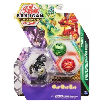 BAKUGAN Legends Zestaw Startowy Ultra TRETOROUS