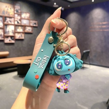 3D Cartoon Inside Out 2 brelok do kluczy. Osobowość. Kreatywna lalka 1pcs