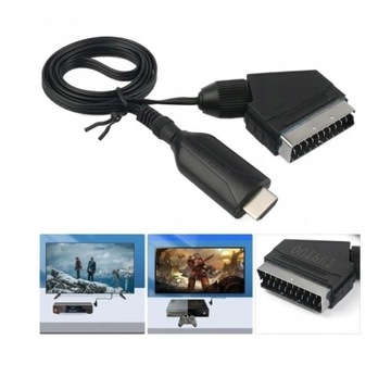 Совместимость с HDMI с силиконовым адаптером Scart
