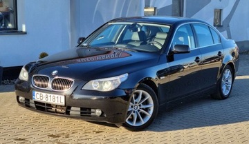 BMW Seria 5 E60 Sedan 2.5 525i 218KM 2007 BMW Seria 5 525i 218KM Automat Xenon Navi Salon PL 2.5 Benzyna 218KM