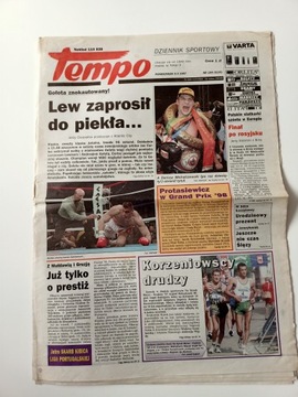 Tempo 6 X1997 nr 194 Dariusz Michalczewski Andrzej Gołota - Lennox Lewis