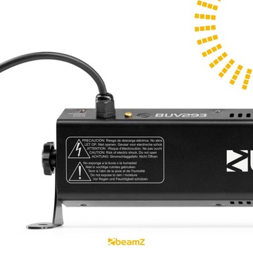 Ультрафиолетовый луч 18x 3W LED Blacklight Beamz