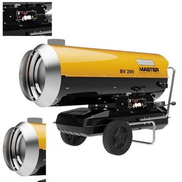 NAGRZEWNICA OLEJOWA MASTER BV 290 E 85KW z kominem