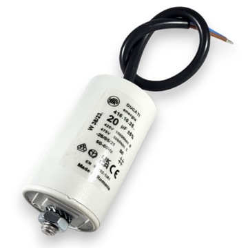 Kondensator rozruchowy do silników 20uf 450V DUCATI ENERGIA