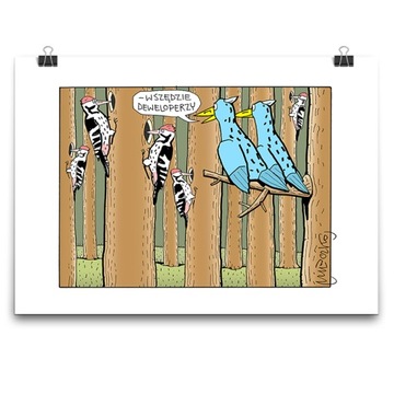 PLAKAT FIRMOWY DEWELOPERZY ANDRZEJ MLECZKO