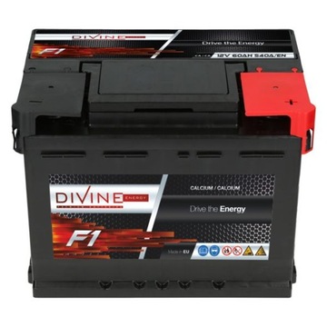 Аккумулятор Divine F1 SMF 12В 60Ач 540А (EN) P+