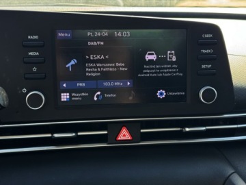 Hyundai Elantra VII Sedan 1.6 MPI 123KM 2023 Hyundai Elantra Smart CVT Kamera Klima 2stref Tempomat AndroidCarPlay, zdjęcie 9