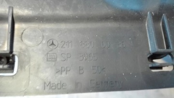 MERCEDES W211 219 PODPOŘÍ KRYT KAPOTY 2118800036