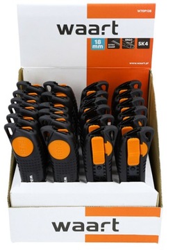 НОЖ WAART НАСТЕННЫЙ НОЖ С ВЫДВИЖНЫМ ЛЕЗВИЕМ 18 мм КОРПУС SK4 ABS