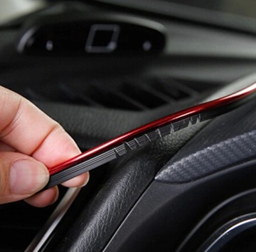 МЕТАЛЛИЧЕСКАЯ ДЕКОРАТИВНАЯ ПОЛОСКА ДЛЯ АВТОМОБИЛЯ 5М ДЕТАЛИ