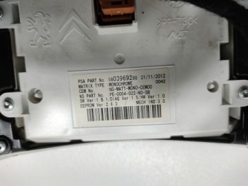 СЧЕТЧИК PEUGEOT RCZ 1.6 THP 9803969280 9804866380 2012-2015 ЛИФТ ЕВРОПА