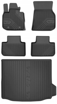 Set 77 Gumové koberce a rohože Bmw X3 G01 od roku 2017
