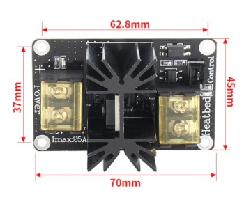 электронное реле MOSFET 24В/30А - 3D, ЧПУ