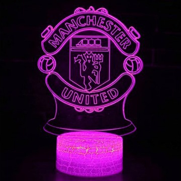 3D USB светодиодный ночник + пульт MANCHESTER UNITED