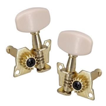 6 шт. гитара 3L 3R, кнопка с открытой струной, колки, колки для ключей, белый колышек