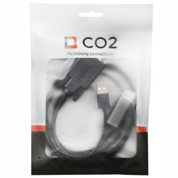 CO2 VGA-HDMI КАБЕЛЬ-АДАПТЕР КОНВЕРТЕР АУДИОДАПТЕР FULL HD 60ГЦ 2M