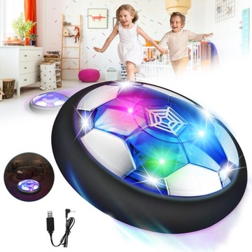 HOVER PIŁKA NOŻNA LED, Z PIANKĄ ZDERZAKI, GRA SPORT KRYTY NA ZEWNĄTRZ