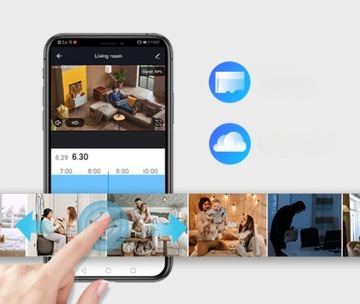 ВНУТРЕННЯЯ КАМЕРА WIFI FULL HD 355° ЭЛЕКТРОННАЯ НЯНЯ