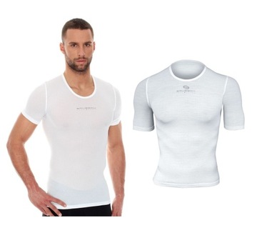Koszulka potówka Base layer 1-sza warstwa BRUBECK SS1054U Biały (M)