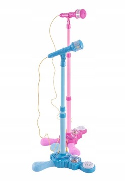 ДЕТСКИЙ КАРАОКЕ МИКРОФОН НА ПОДСТАВКЕ, ПРОЕКТОР MP3, ДИНАМИК TOBBI-TOYS