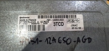 FORD FOCUS MK2 C-MAX KOMPUTER 7M51-12A650AGD