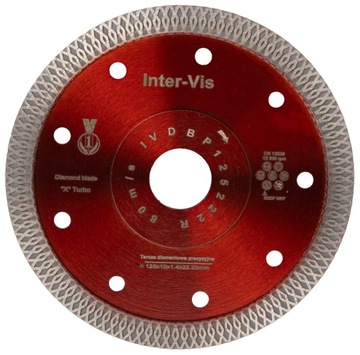 TARCZA DIAMENTOWA DO CIĘCIA GRESU PŁYTEK 125/22,2