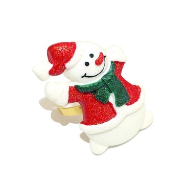 4 шт., кольцо для салфеток из смолы, рождественский камин, снежинка, рождественская елка в форме сердца