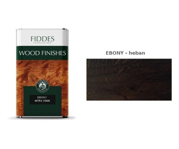 FIDDES Bejca nitro-olejowa do podłóg mebli NITRO EBONY 1L heban brąz-czerń