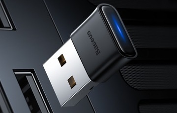 МИНИ-АДАПТЕР BASEUS, РАЗЪЕМ-ХАБ, ПРИЕМНИК BLUETOOTH 5.1 A2DP PLUG&PLAY, 20M