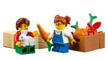 LEGO City 60287 Сумка с ковшом для трактора и кубиками для фермы 5+