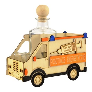 Karafka do wódki Ambulans Pogotowie alkoholowe
