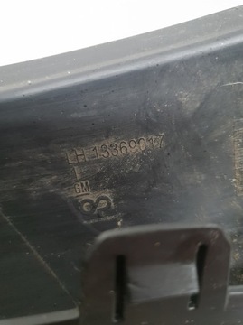 OPEL CASCADA SPOJLER GUM. SPOILER W NÁRAZNÍK PŘEDNÍ L