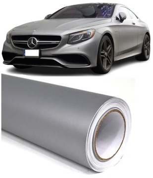 ФОЛЬГА СЕРЕБРЯНАЯ ШПОН МАТОВАЯ СЕРЕБРЯНАЯ 50x152см