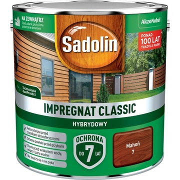Sadolin impregnat do drewna Classic Mahoń 2,5L