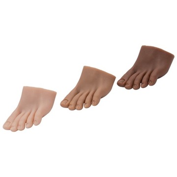 Место для фейкового шоу с моделью ног для практики ногтей