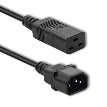 Qoltec Kabel zasilający do UPS C14/C19 2m