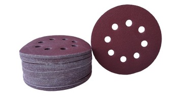50szt. PAPIER ŚCIERNY NA RZEP KRĄŻKI 125mm P24