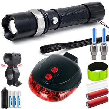 НАБОР ВЕЛОСИПЕДНЫХ ФАКЕЛОВ CREE LED 1000Вт 800Л