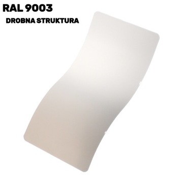 RAL9003 Farba Proszkowa Dr.Str.Ostra 5-7 gloss 1kg