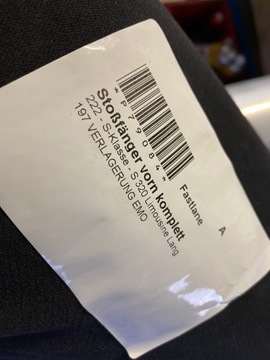 MERCEDES S CLASA W222 NÁRAZNÍK PŘEDNÍ KOMPLETNÍ 13-