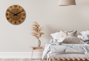 СОВРЕМЕННЫЕ НАСТЕННЫЕ ЧАСЫ 50 СМ ДРАКОН ИНТЕРЬЕР ДЕРЕВО БОЛЬШИЕ ЦИФРЫ