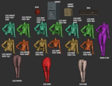 (3DPT) - Дана Скалли - Секретные материалы - Pinup / NSFW