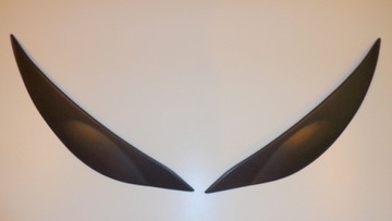 Колпачки фонарей Peugeot 407, АБС-пластик