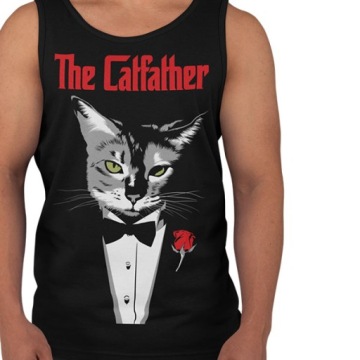 TANK TOP ŚMIESZNE THE CATFATHER