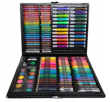 ХУДОЖЕСТВЕННЫЙ НАБОР ДЛЯ РАСКРАСКИ, МАЛКИ 168, ЧЕМОДАН