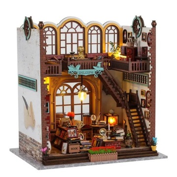 Miniaturowy domek Księgarnia Esy Floresy Harry Potter Szkoła Magii Hogwart