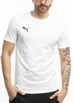 PUMA koszulka męska t-shirt sportowa bawełniana Team Goal roz.L