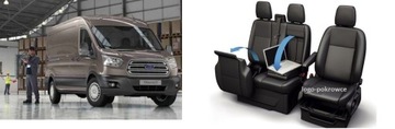 POKROWCE MIAROWE FORD TRANSIT VIII MK8 2014-2024
