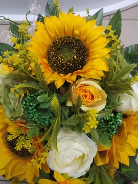 ПОДСОЛНУХ-капля украшение на кладбище, могилу, плиту